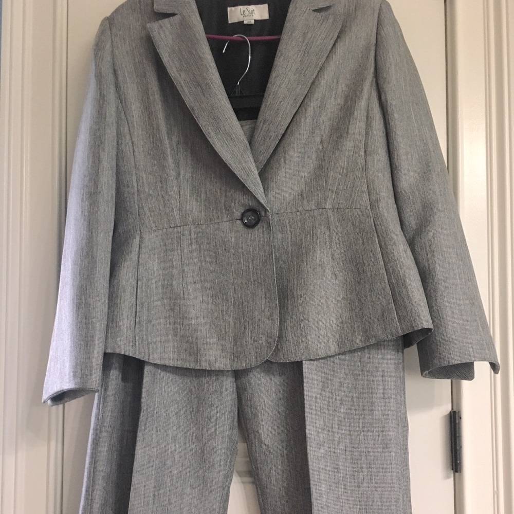 Grey Pants Suit